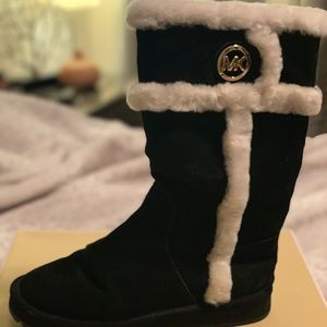 Michael Kors - Black Winter Tall II boots - Suede